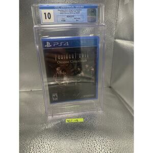 Resident Evil Origins Collection PS4 – CGC Graded 10 GEM MINT – Factory Sealed
